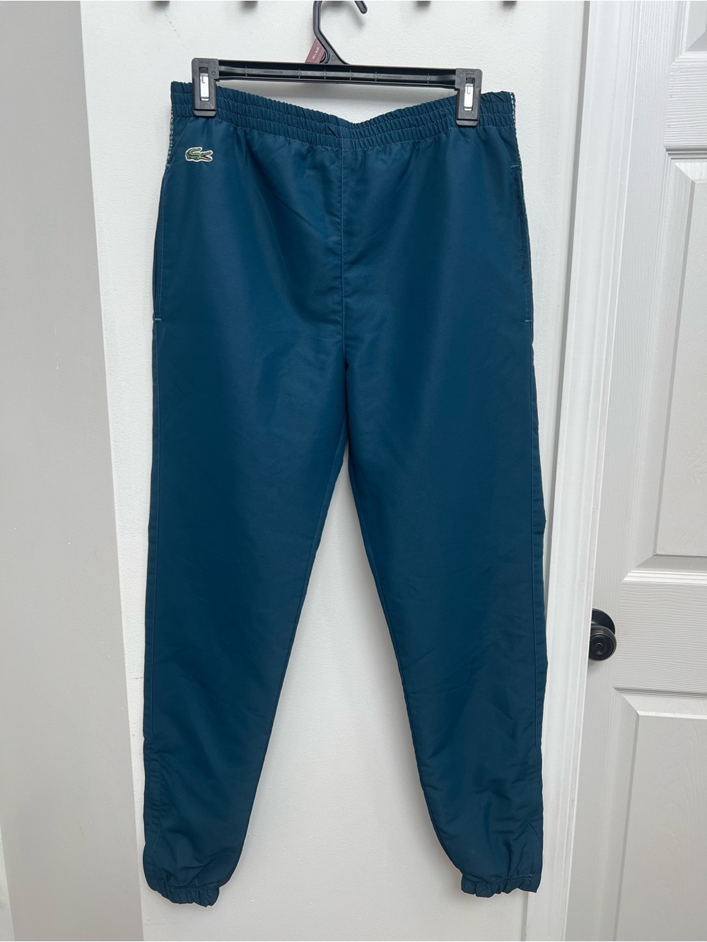 Lacoste Women’s Blue/ Green Track Pants Size Small